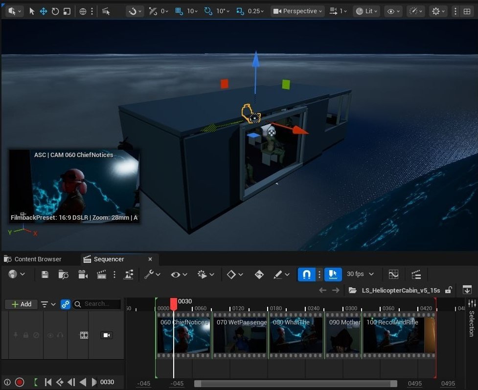 Actual Unreal editor