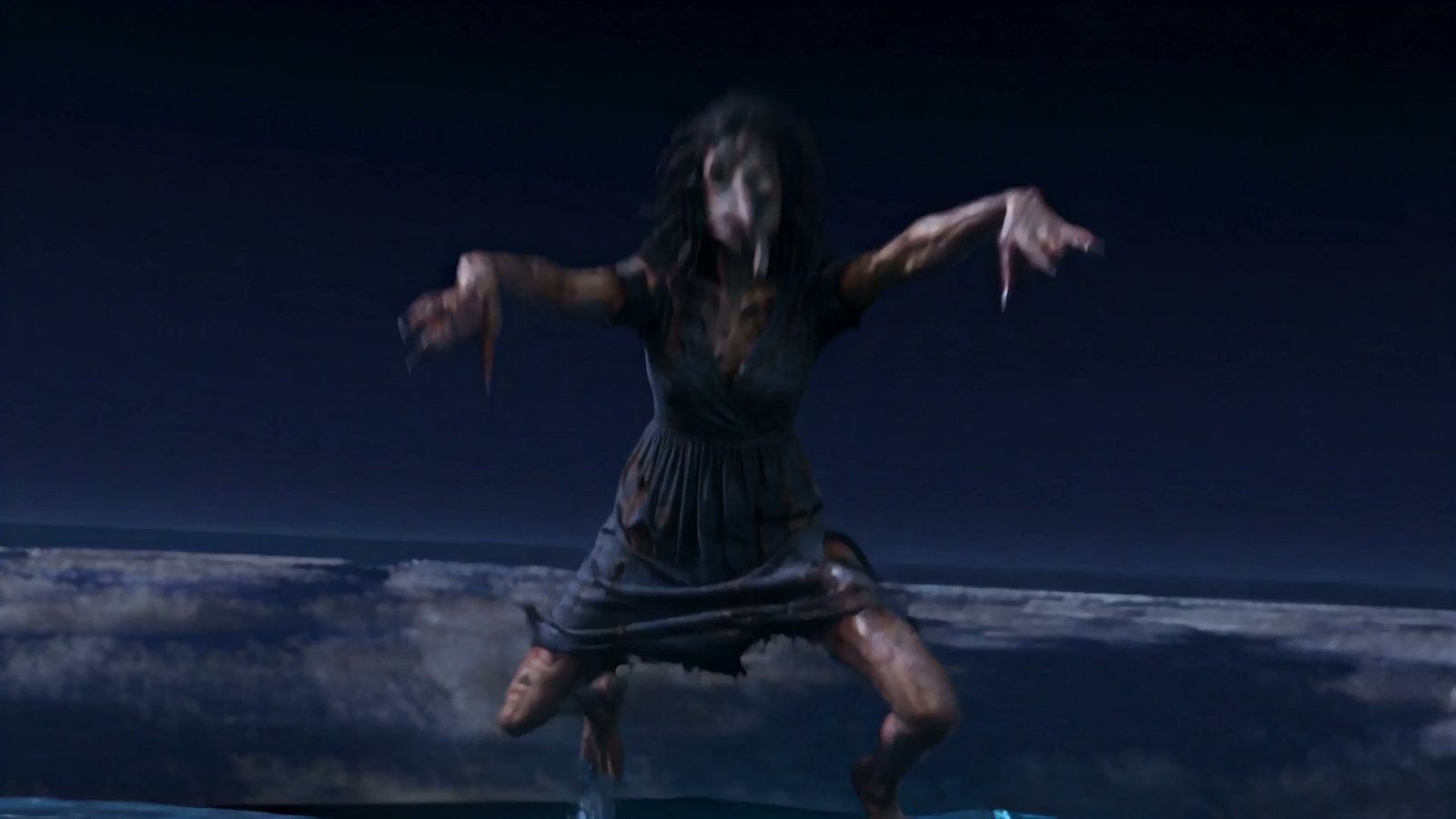 Final: The attack timed with stand-ins before the creature and performance were generated.